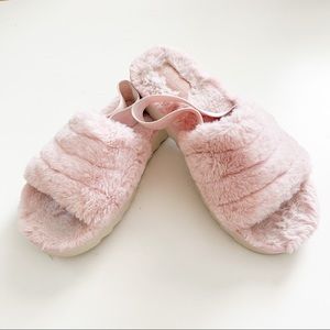 Kookaburra By UGG Fur Back Strap Slide Slippers